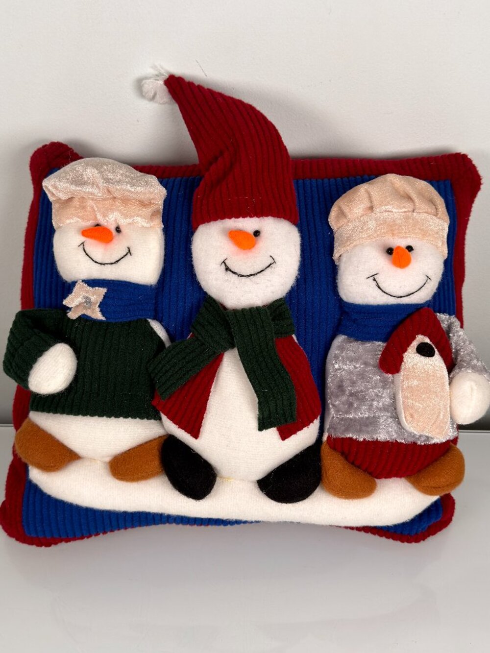 Snowman 3D Christmas Pillow